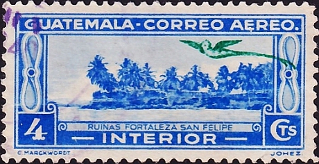 Гватемала 1937 год .Руины Сан-Фелипе .